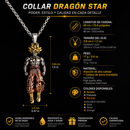 Collar Guerrero Saiyajin